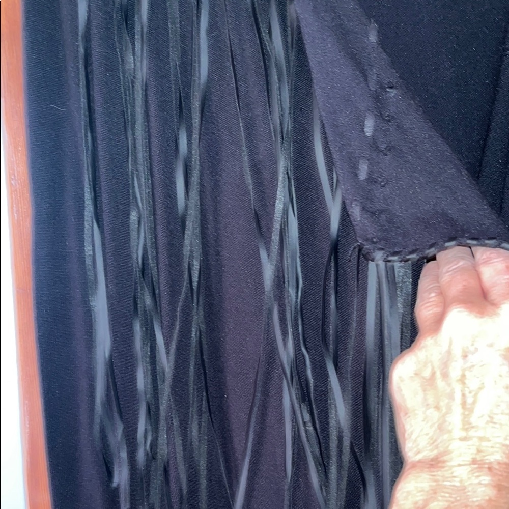 T Party Fashion Black Fringe Cardigan - Picture 4 of 4